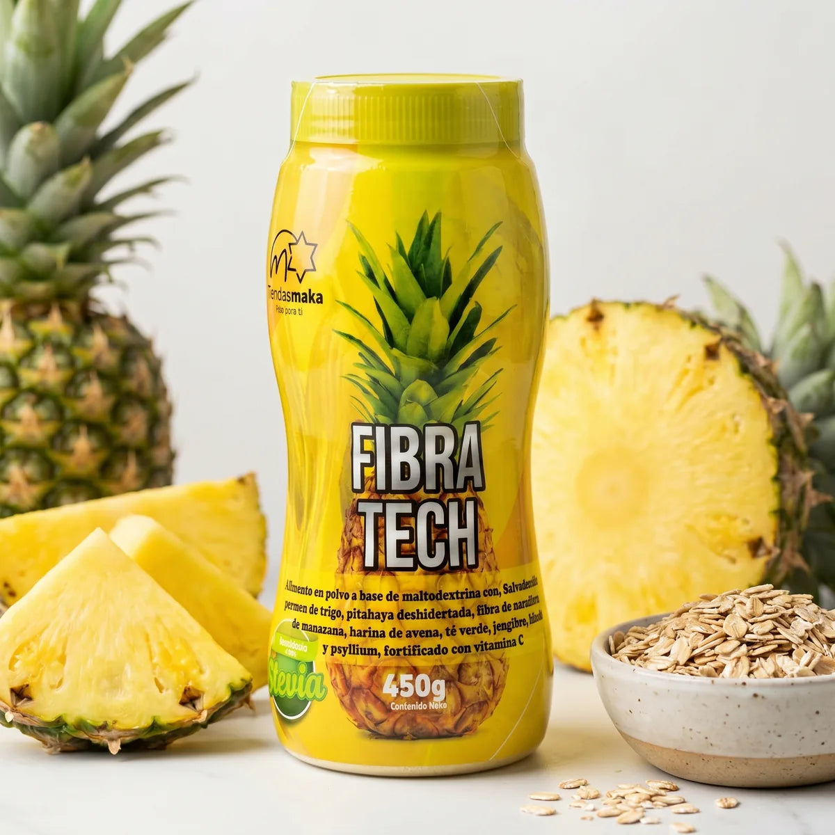 Fibra Tech - tarro 450 g sabor piña