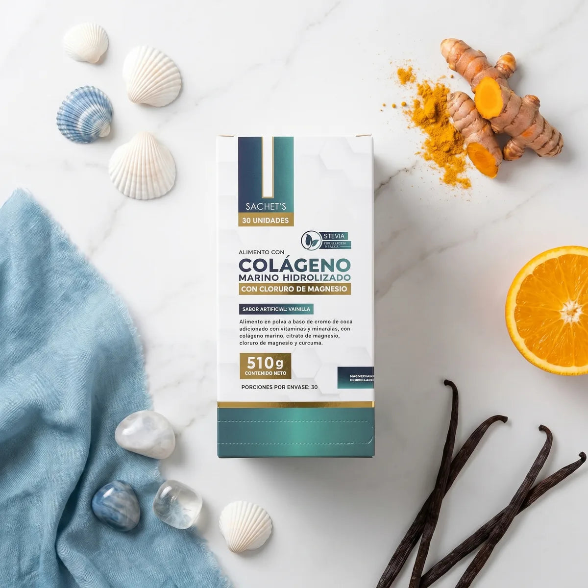 Fórmula con colágeno marino, magnesio y vitaminas