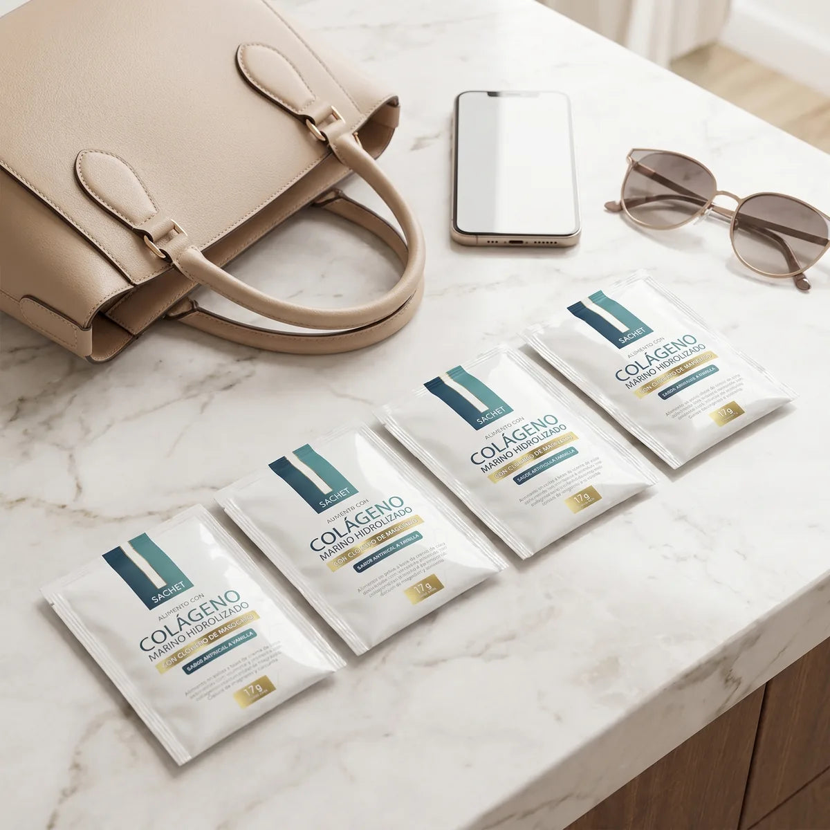 Sachets individuales prácticos para llevar